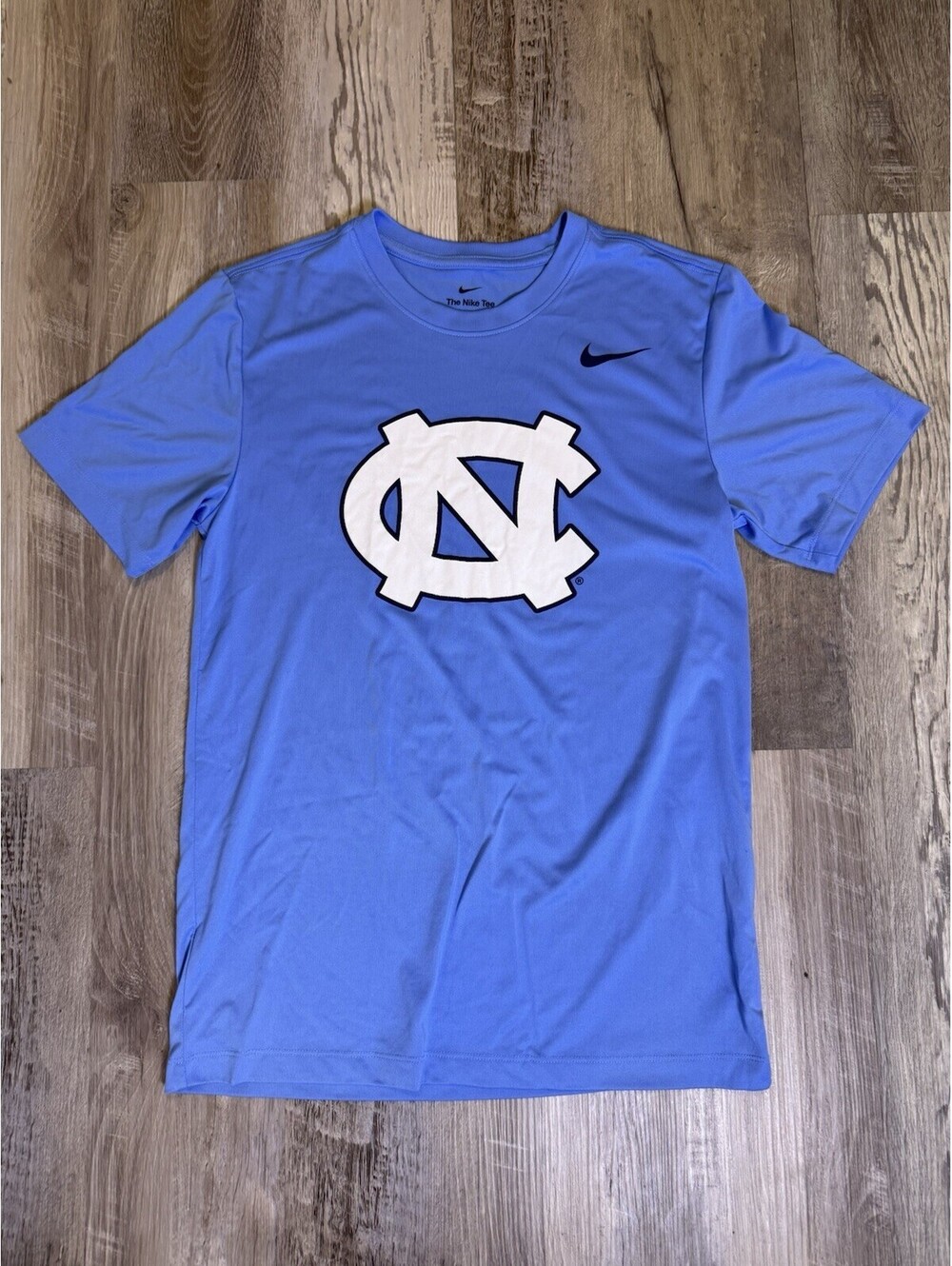 Nike Men's Small Carolina Blue UNC Graphic Polyester T-Shirt Dri-FIT